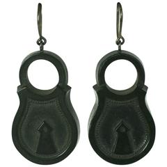 Charming Victorian Padlock Earrings 11