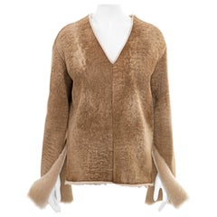 Ruffo Research by A.F. Vandevorst shearling pullover sweater, fw 2000