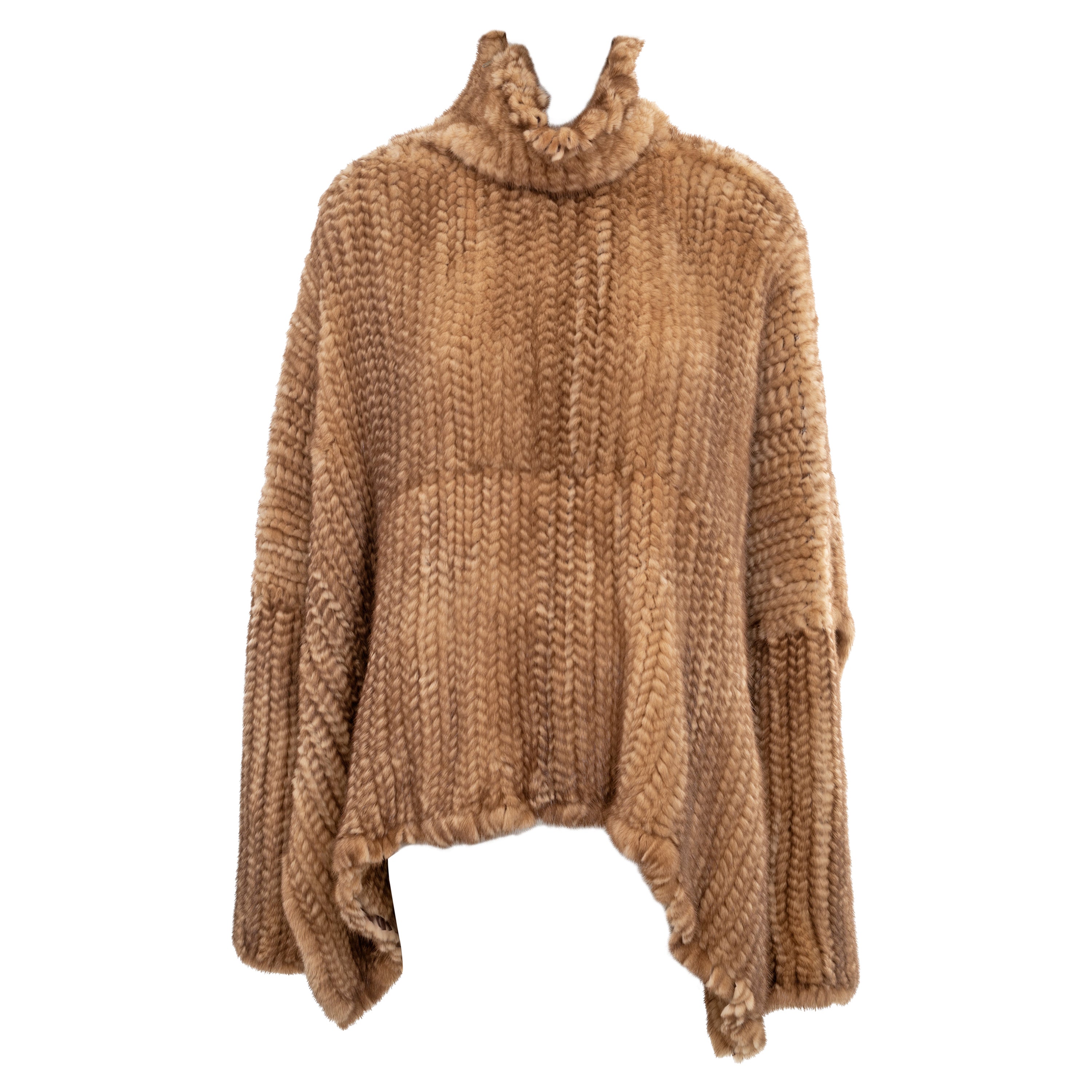 Christian Dior by John Galliano knitted mink fur oversized sweater, fw 2000 For Sale