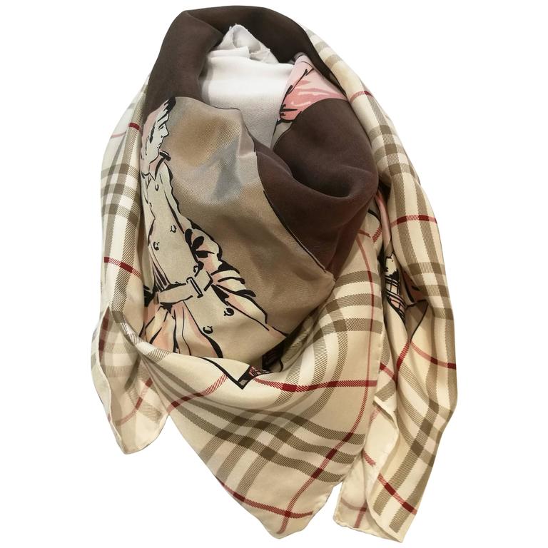 Burberry Silk Scarves - 18 For Sale on 1stDibs | burberry scarf 