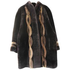 Yves Saint Laurent fake fur Vintage coat 4