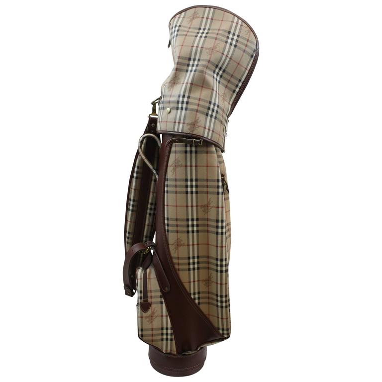 Vintage Burberry Check Pattern Golf Bag at 1stDibs | burberry golf bag for  sale, burberry golf bag price, vintage burberry golf bag