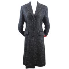 Paco Rabanne Black sparkling coat. Size 40