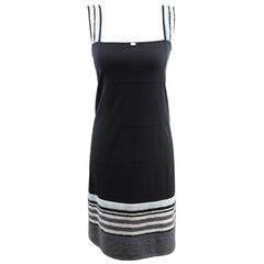 Chanel Summer Nylon Black Dress