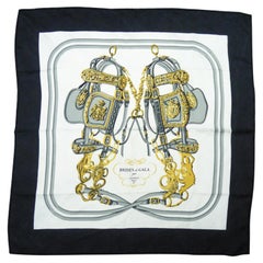 Foulard Miniature Hermès "Brides de Gala" By Hugo Grygkar Circa 2000