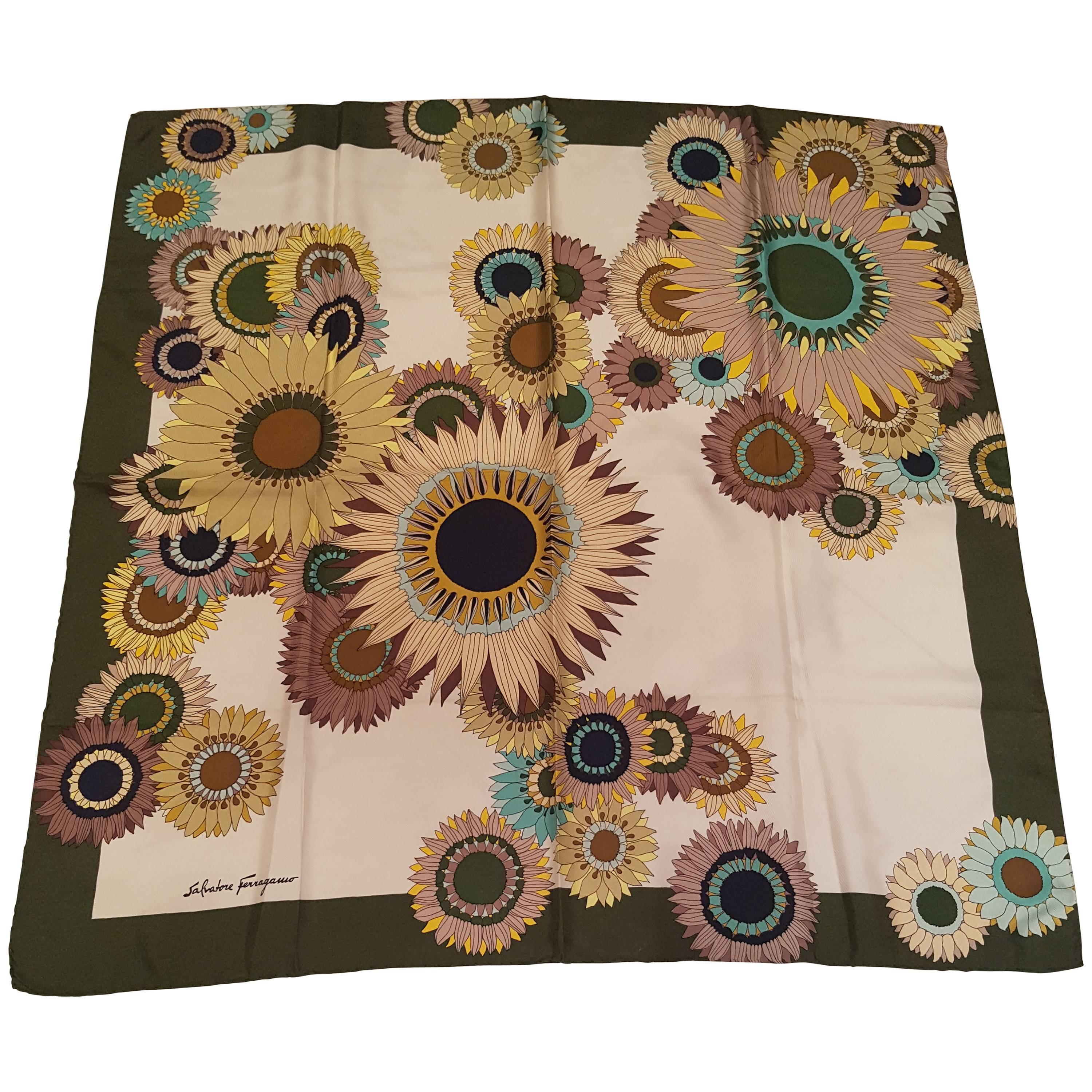 Salvatore Ferragamo Multitone Scarf