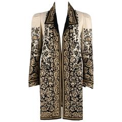 COUTURE c.1910's Edwardian Museum Piece Embroidered Cutwork Lace Jacket Coat 11