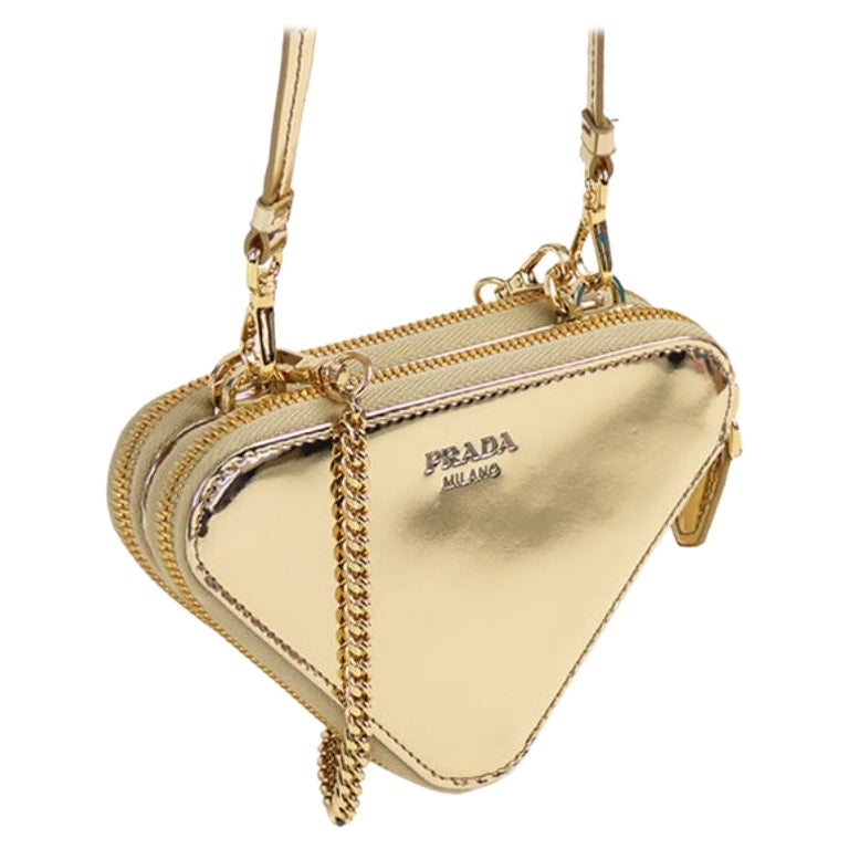 Prada Triangle Crossbody Crossbody Bag For Sale at 1stDibs
