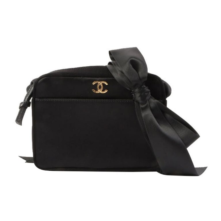 Chanel Shoulder Bag Crossbody Camellia Coco Mark Velvet/leather Multicolor/ black Gold Ladies