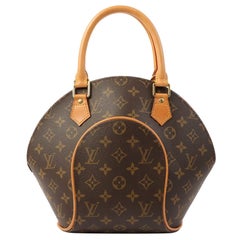 Louis Vuitton 2001 Made Canvas Monogram Ellipse Pm Brown Bag