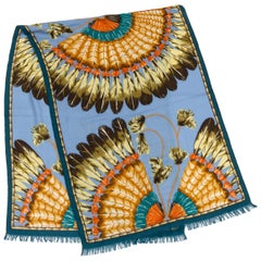 Hermes Brasilianischer Cerulean-Schal