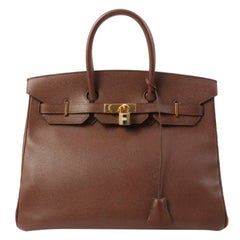 Hermes 2004 Made Birkin 35cm Maronfonse Bag