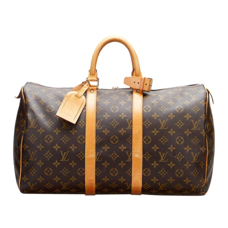 Louis Vuitton Monogram Keepall 45 Travel Bag