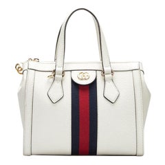 Gucci Ophidia Leather Satchel Bag