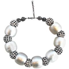 Alexis Bittar 2009 Holiday Collection: Gunmetal Lucite Necklace 8