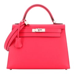 Brand New Hermes Kelly 28 Etain / Etoupe Epsom HSS Brushed GHW SOLD –  Ruelamode