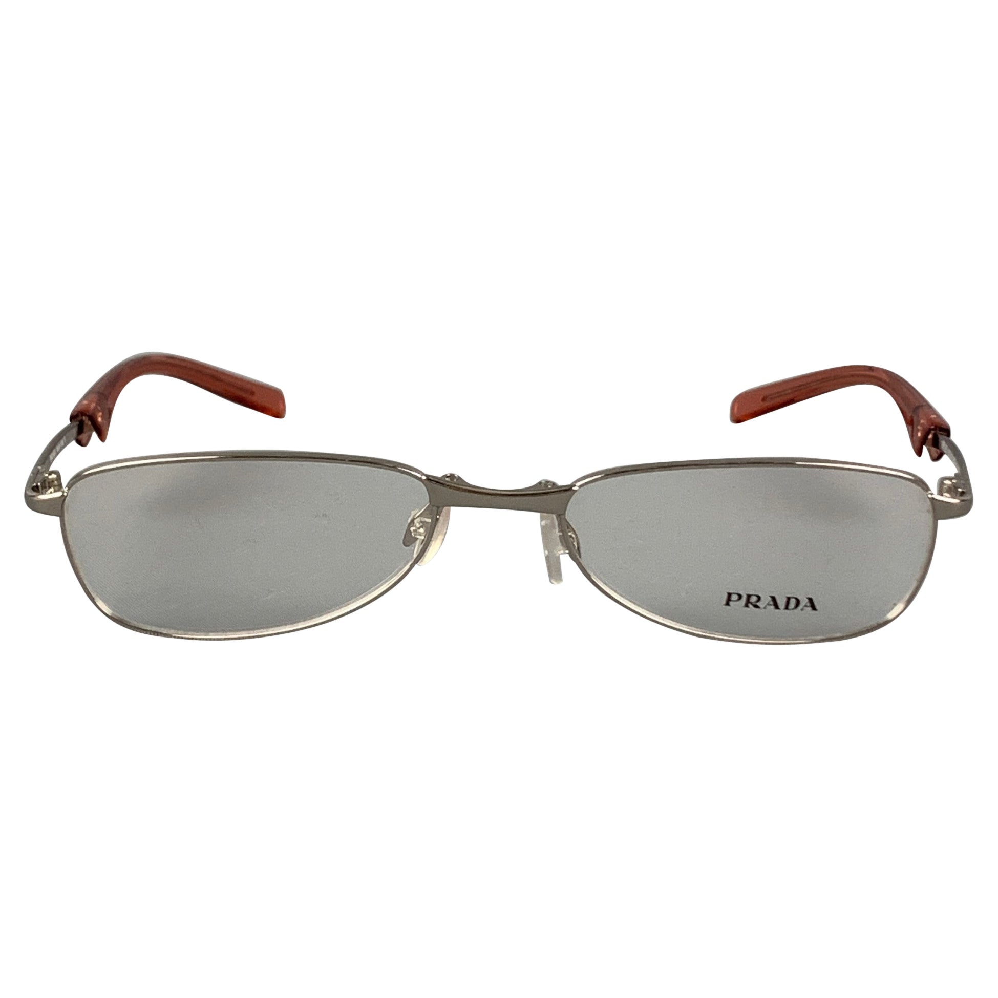 Silver Prada Sunglasses - 10 For Sale on 1stDibs