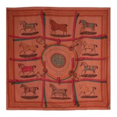 Hermès - Écharpe en soie Couvertures et Tenues de Jour 90