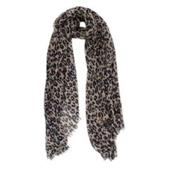 Louis Vuitton x Stephen Sprouse Leopard Print Cashmere Scarf