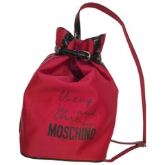 Retro New Moschino Cheap and Chic Backpack / Purse
