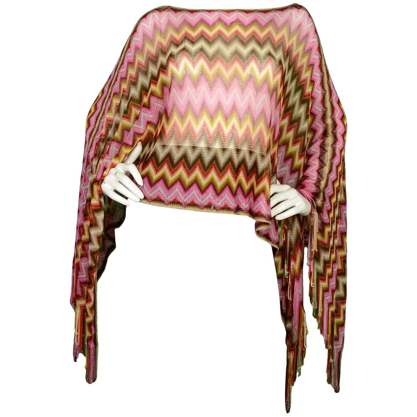 Missoni Multi-Color Knit Shawl