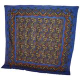 Scialle Challis in lana astratta Rodier Huge Bold con accenti di frangia