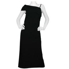 J.W. Anderson Black One-Shoulder Dress Sz 8 NWT