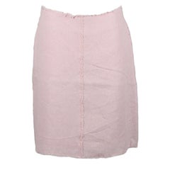 Balmain Metallic Cotton Blend Tweed Skirt Fr 42 Uk 14