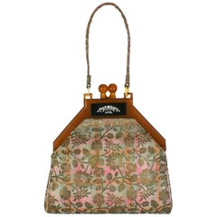 Art Deco Lame und Diamant Abendtasche
