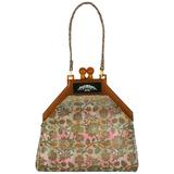 Borsa da sera Art Deco con lama e diamanti