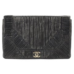 Chanel Iridescent Crumpled Calfskin Coco Pleats Small Drawstring