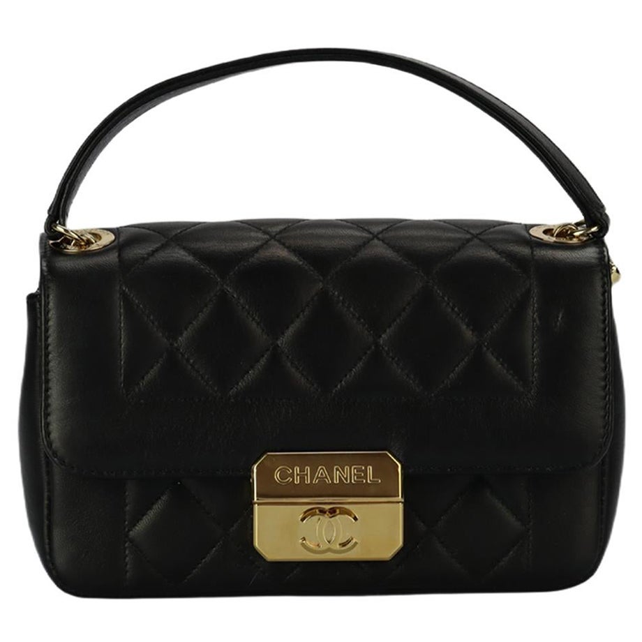 Chanel 2013 Chic With Me Mini Rectangle Flap Quilted Leather Shoulder Bag