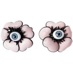 MWLC Surrealist Pink Poppy Earrings 12