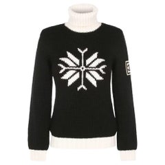 CHANEL & Karl Lagerfeld  2008 08 a Snowflake intarsia Sweater