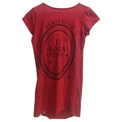 Balmain Red cotton t-shirt