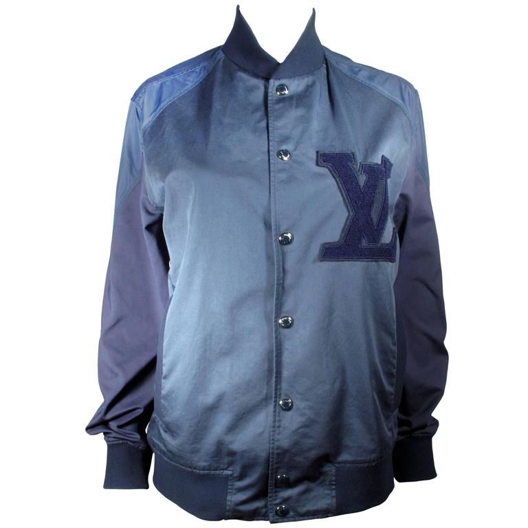 lv blue bomber jacket