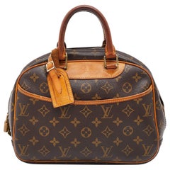 Louis Vuitton Brown Monogram Leather Glace Bobby Shoulder Bag with monogram  at 1stDibs