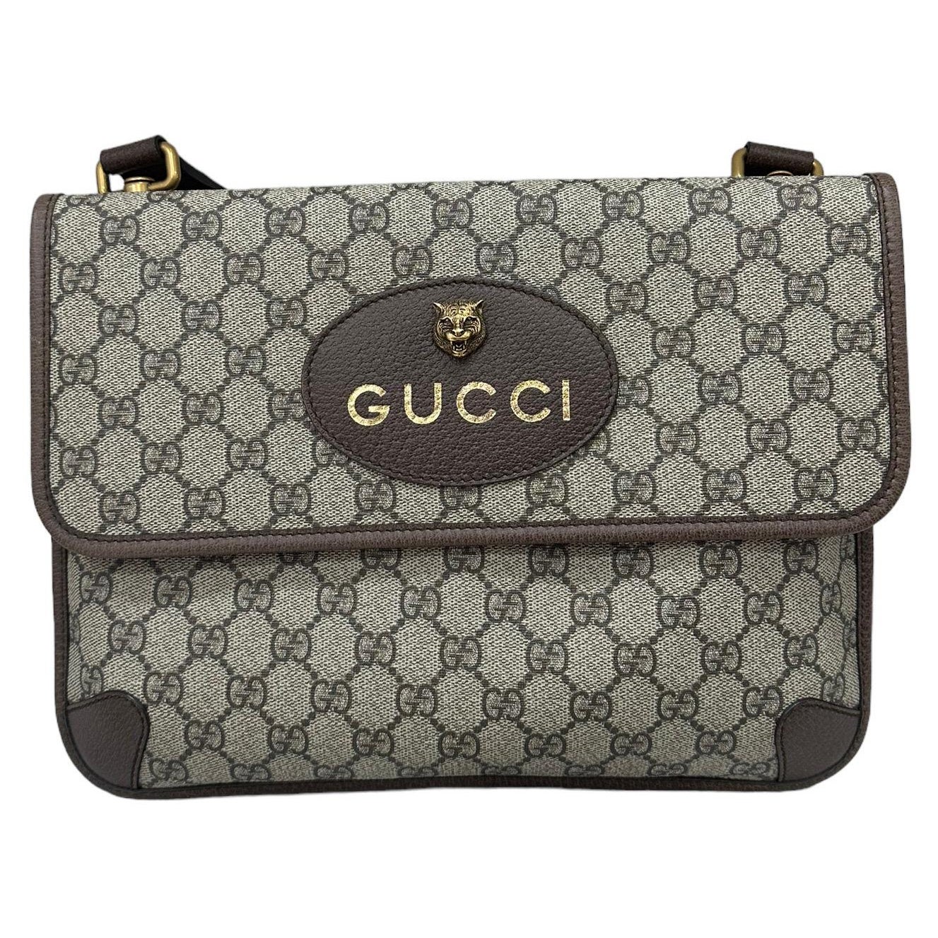 Gucci Messanger Neo GG Supreme Tela Beige For Sale at 1stDibs