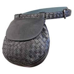 Bottega veneta black leather Belt Shoulder bag