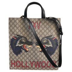 Borsa a tracolla Gucci wolf monogram XXV Hollywood