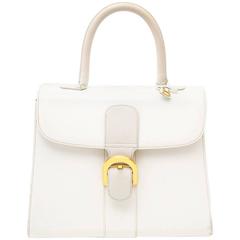 Delvaux Brillant MM GHW Snow White Bicolor