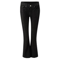 Versace Women's Versace Jeans Couture Anthracite Denim Flared Leg Jeans