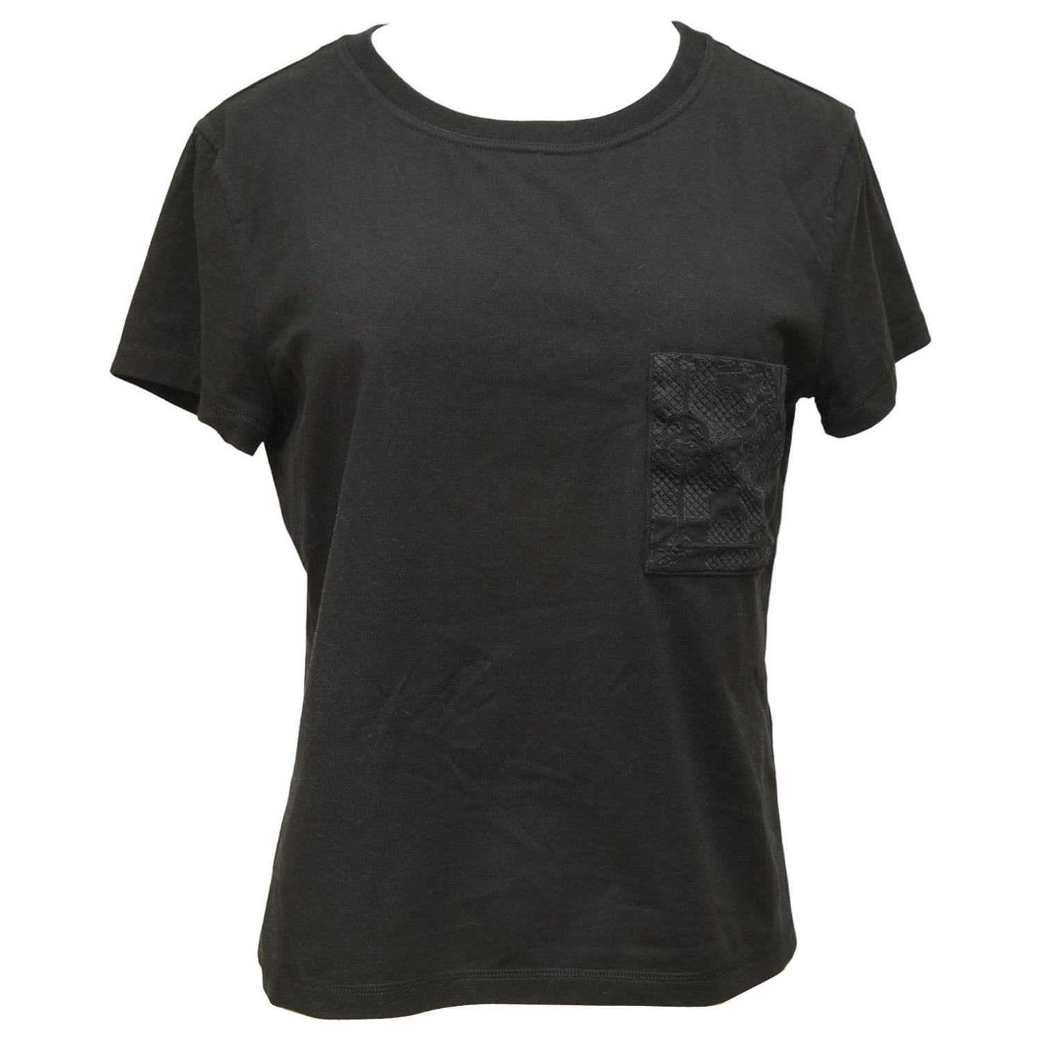LOUIS VUITTON Classic T-shirt Black. Size M0