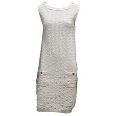 Chanel Pink Cotton Knitted Dress