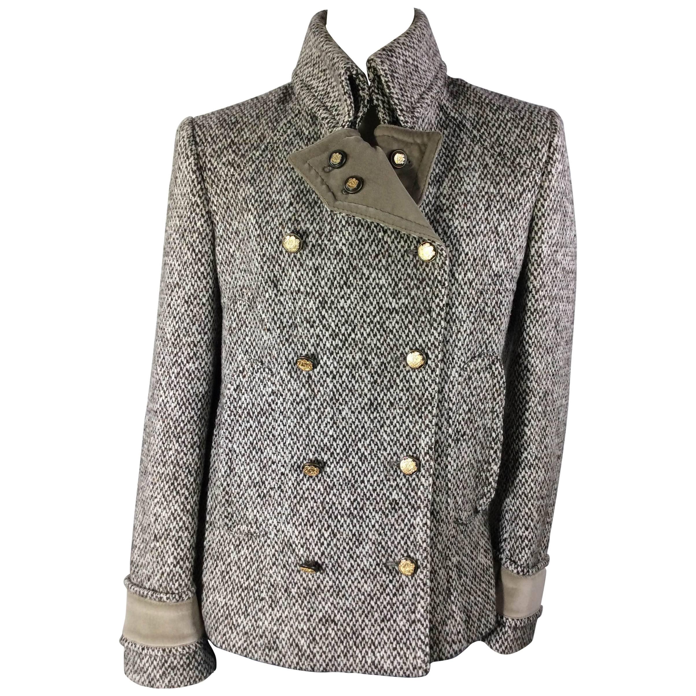 Dolce 
Gabbana Vintage Camel Tone Tweed jacket