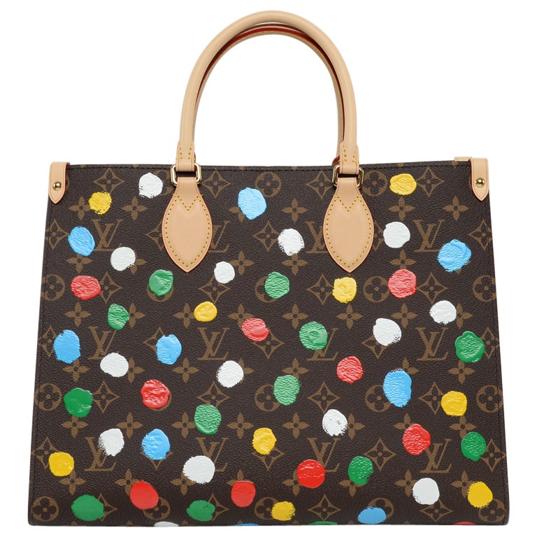 Louis Vuitton OnTheGo MM Yayoi Kusama Limited Edition NEW Full-Set For Sale