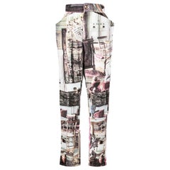 S/S 1992 Vivienne Westwood Salon Print Denim Pants