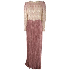 Mary McFadden Couture Evening Gown - Fortuny
