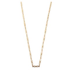Dior Design Plate Long Chain Necklace