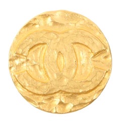 Chanel Round Design CC Mark Brooch, 1995